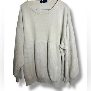 Vantage Off White Knit Sweater – XXL